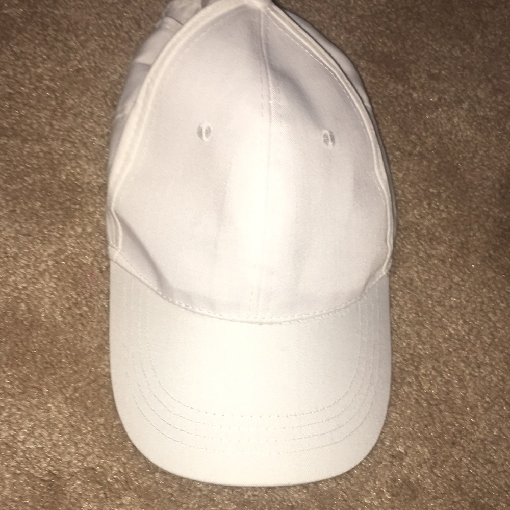 White baseball cap